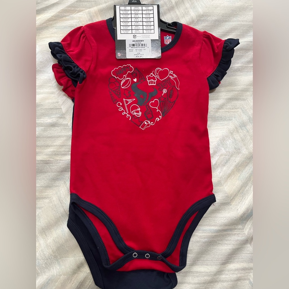 NFL Houston Texans Onesies! 2 Piece Set - NEW 🏈